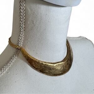 Vintage Fredrick Mosell Gold Tone Collar Necklace Estate Jewelry Classic Rare